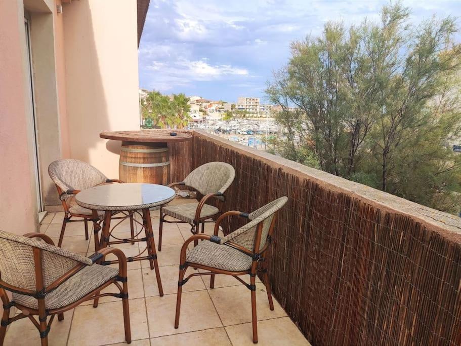 Terrasse Vue Mer Et Port, Hyper Centre Sausset-les-Pins Luaran gambar